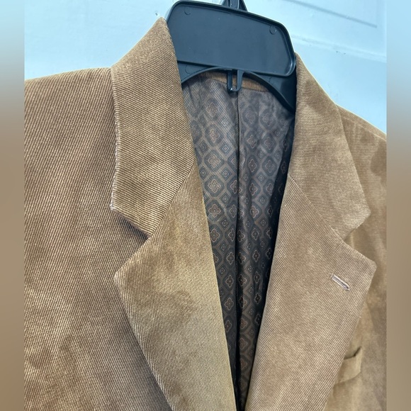 RALPH Ralph Lauren Men's Sports Jacket Blazer Size 42 Corduroy Tan - Picture 6 of 12